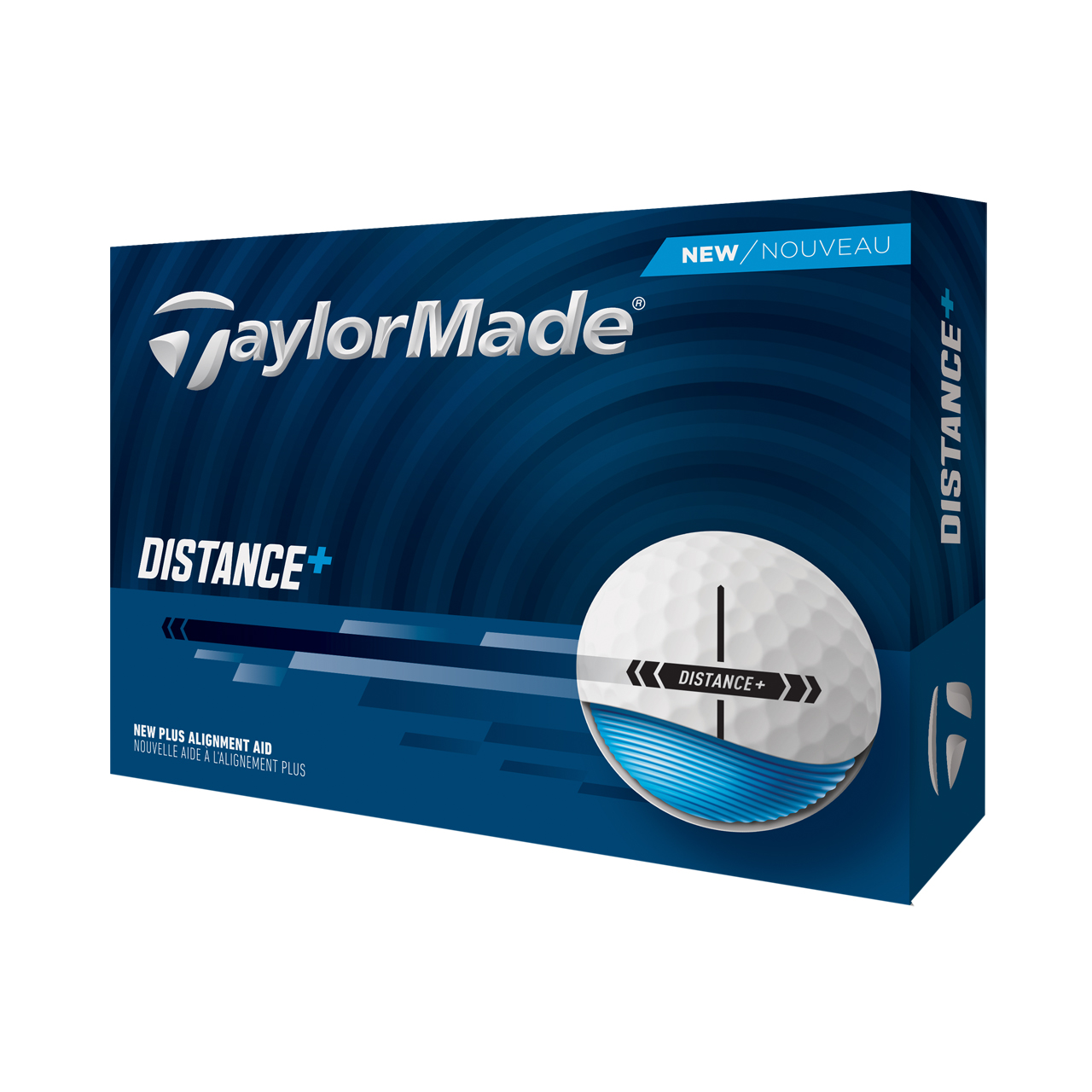 Distance+, Bolde 3-pack - white