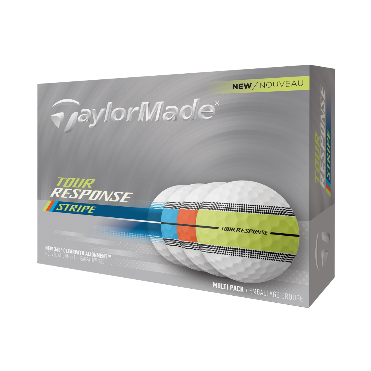 Tour Response Neon Stripe, Bolde 3-pack - neon_multi