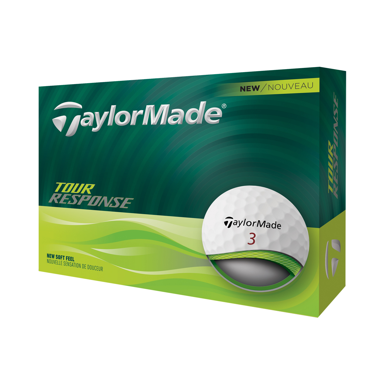 Tour Response, Bolde 3-pack - white