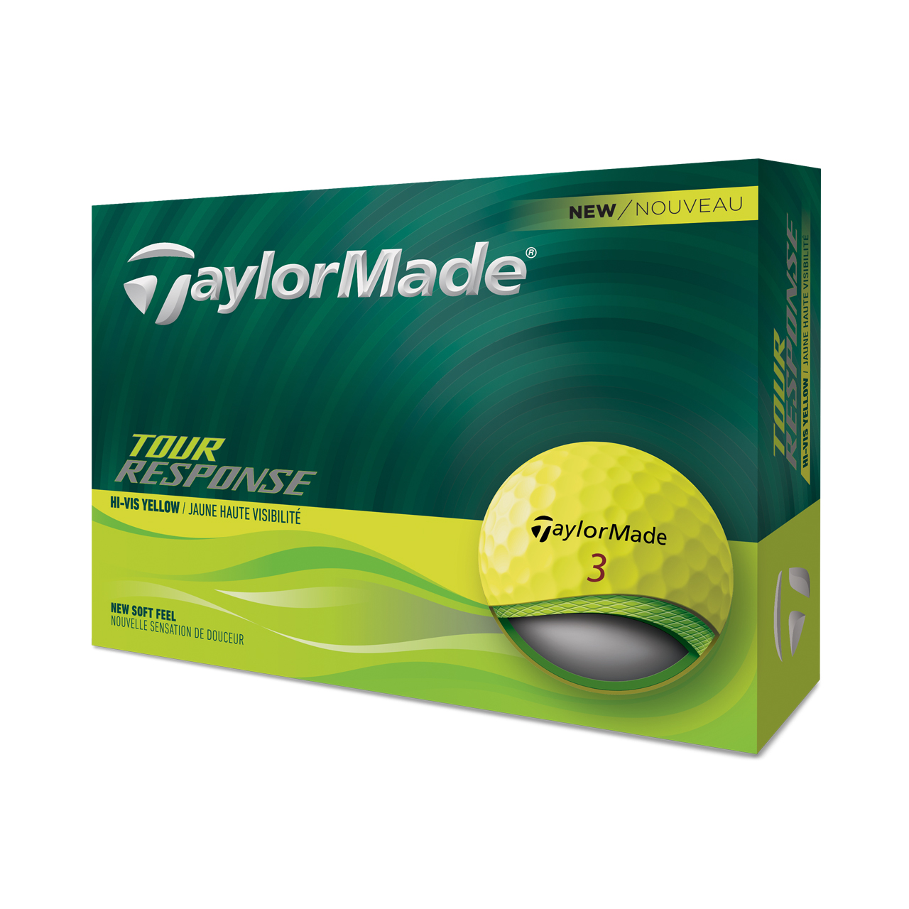 Tour Response, Bolde 3-pack - yellow