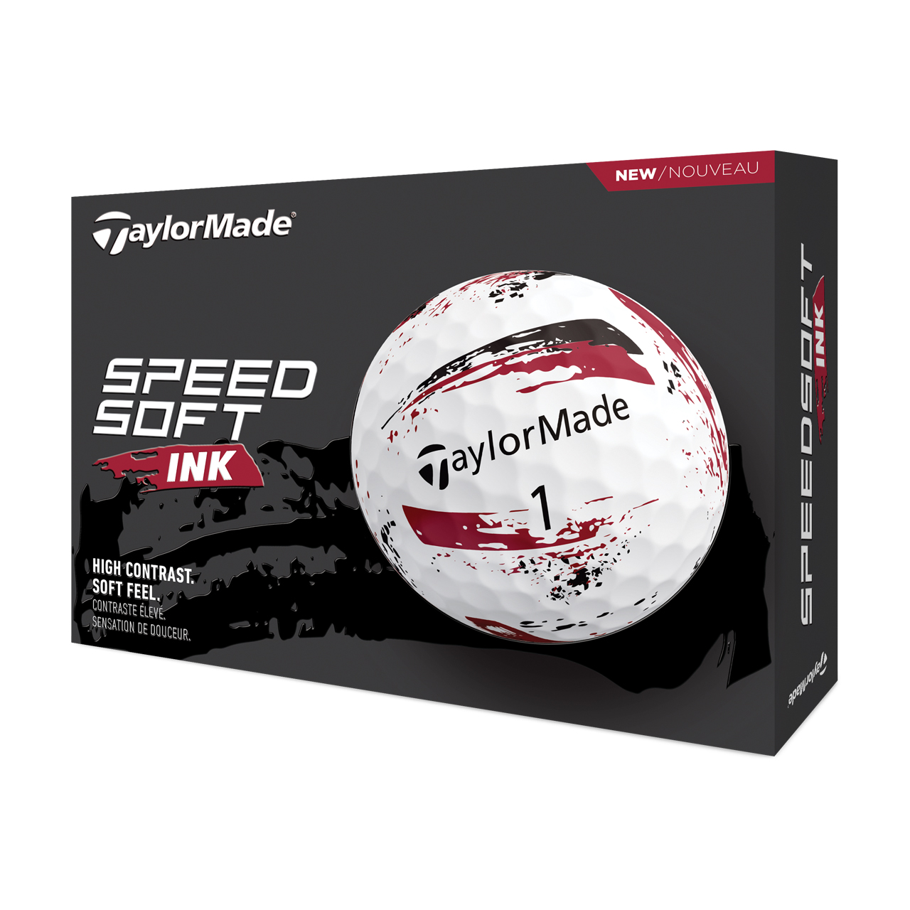 SpeedSoft Ink, Bolde 3-pack - red