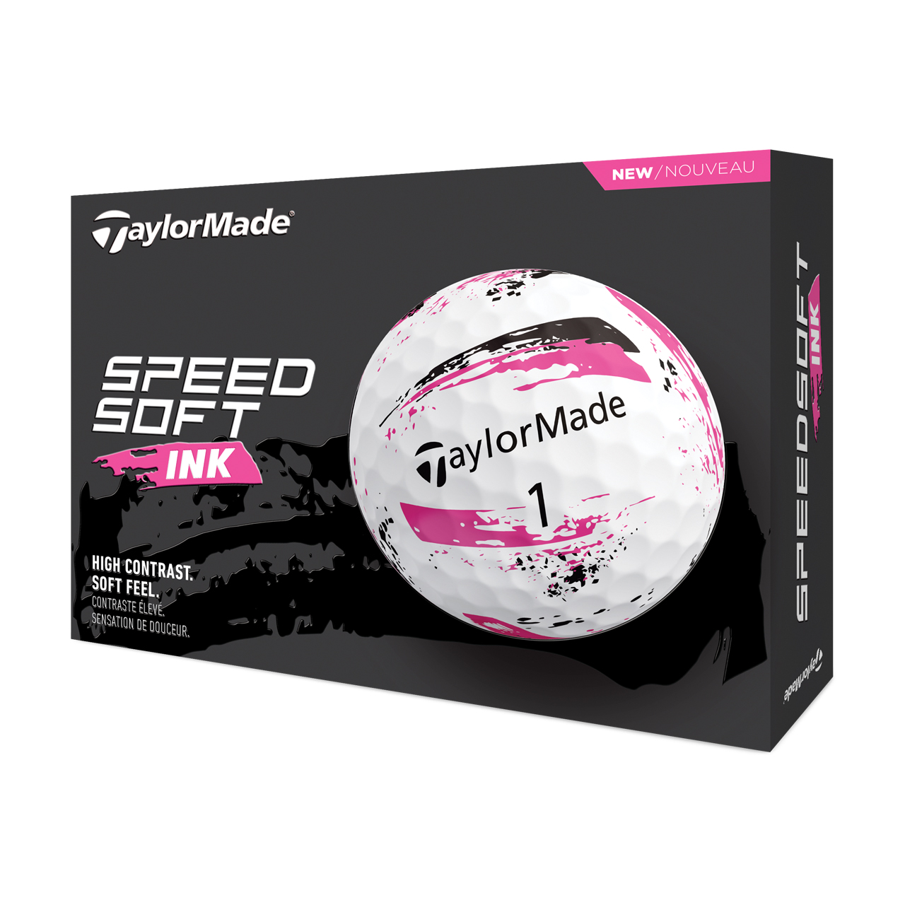 SpeedSoft Ink, Bolde 3-pack - pink