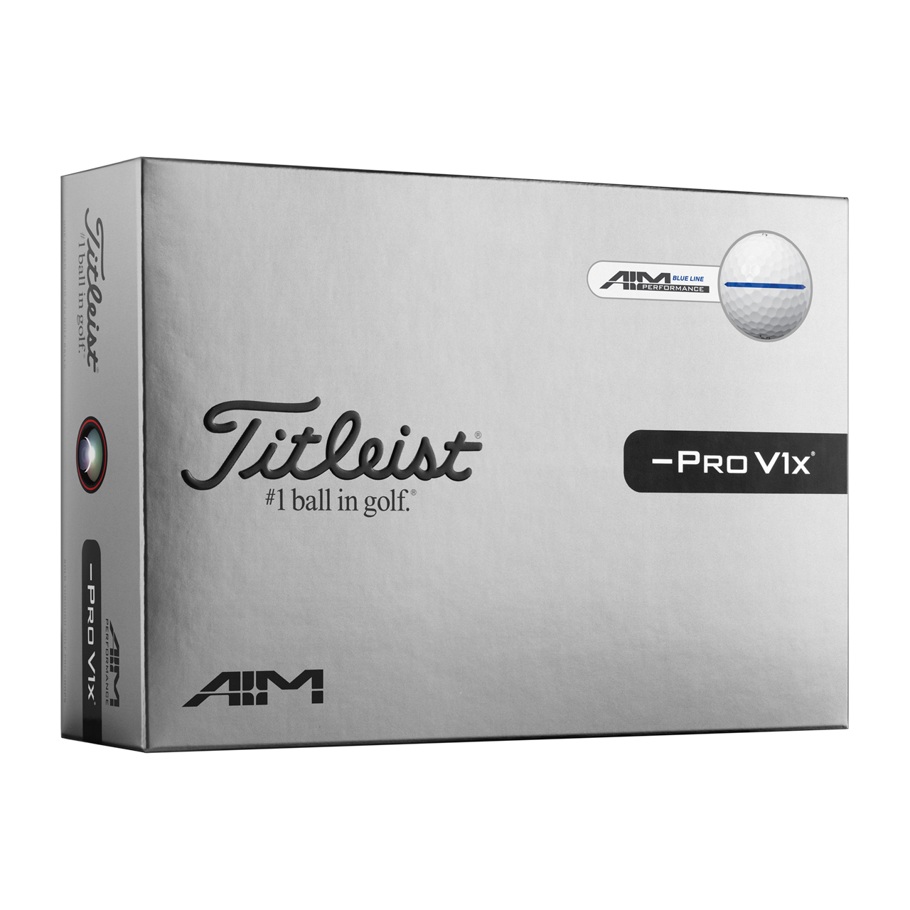 Pro V1x Left Dash Perf Align, Bolde 3-pack - blue