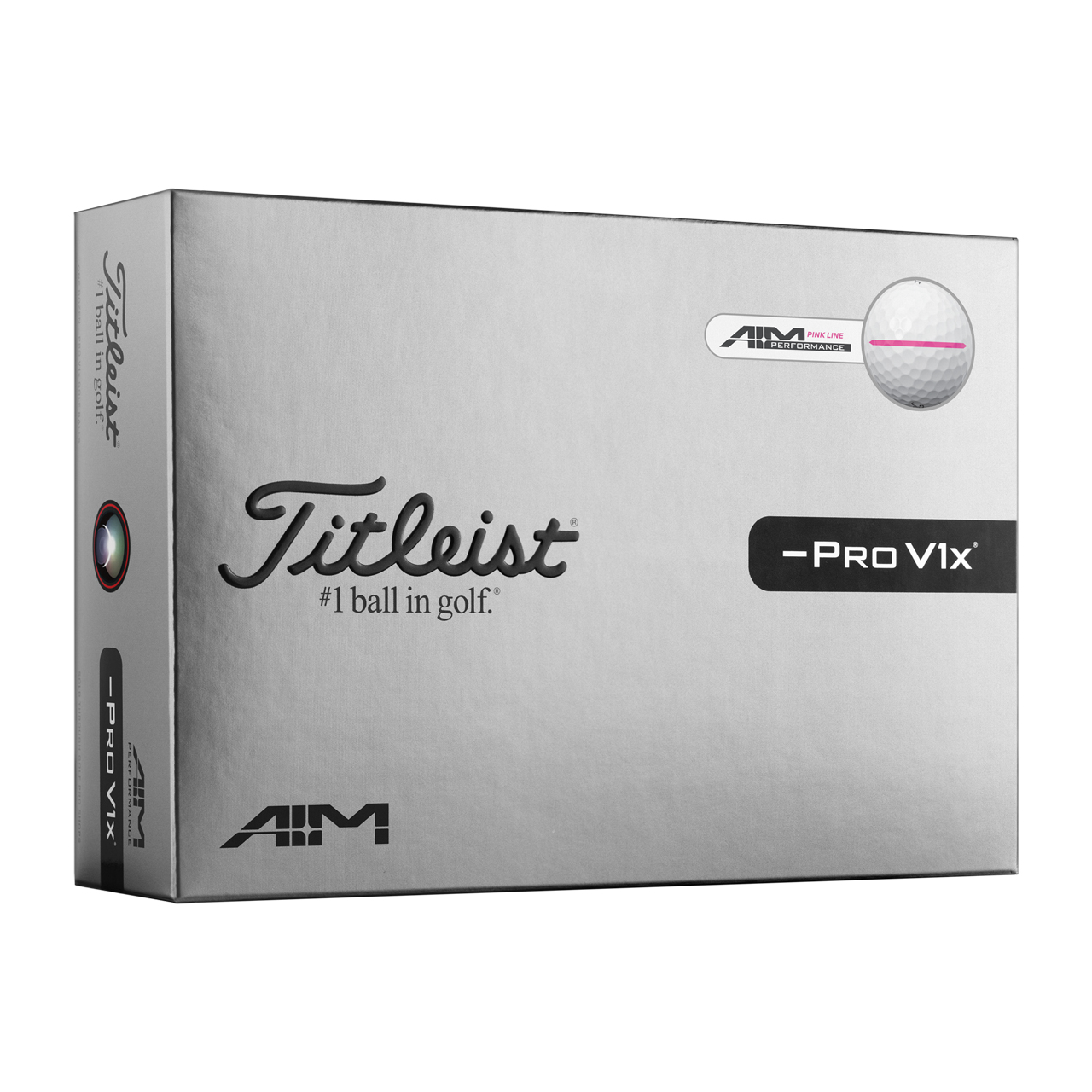 Pro V1x Left Dash Perf Align, Bolde 3-pack - pink