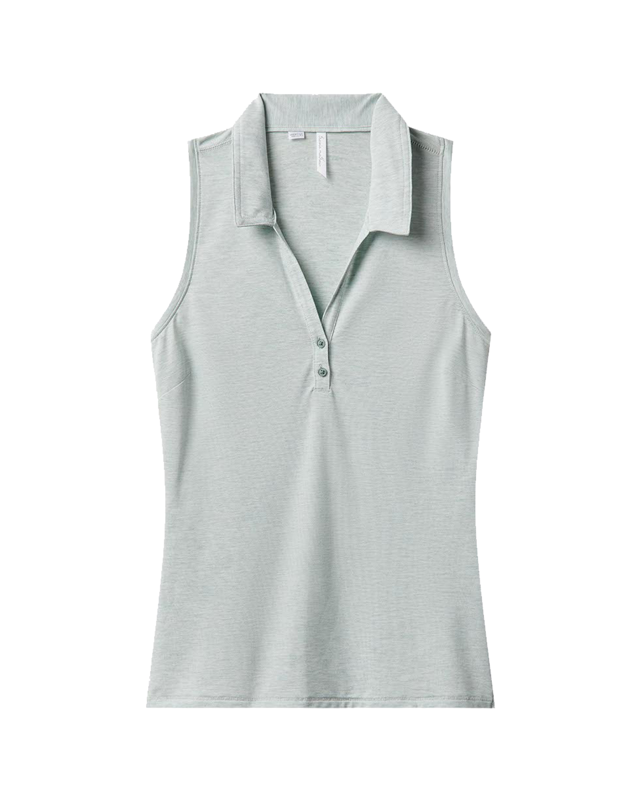 Featherweight, Ærmeløs Polo, Dame - heather_greenbriar
