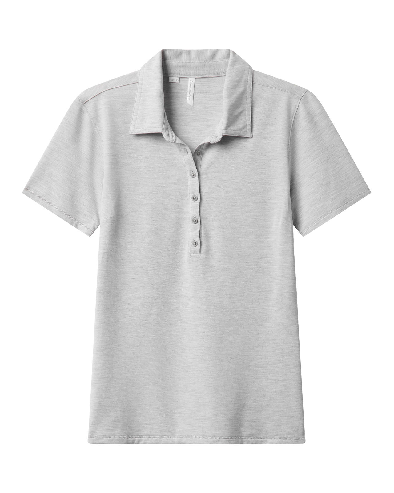 Featherweight, Polo, Dame - heather_light_grey