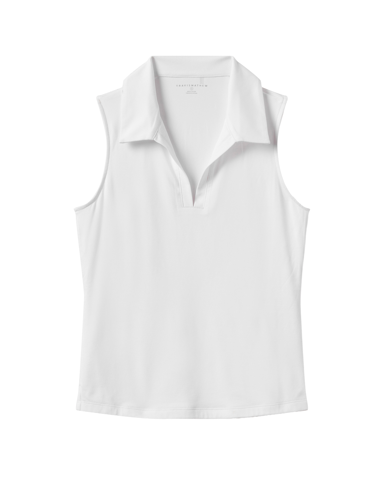 Skyloft Light, Ærmeløs Polo, Dame - white