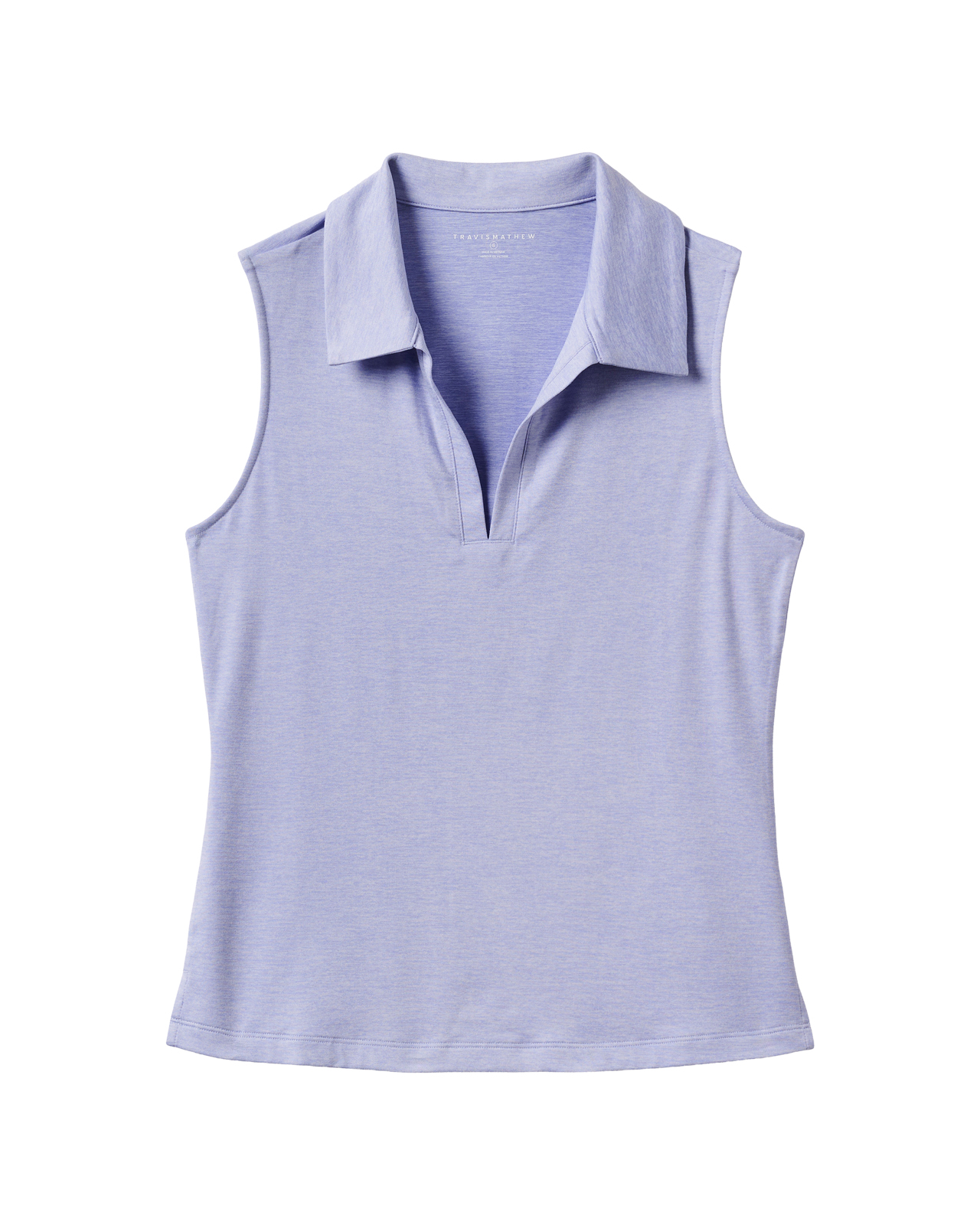 Skyloft Light, Ærmeløs Polo, Dame - heather_soft_blue