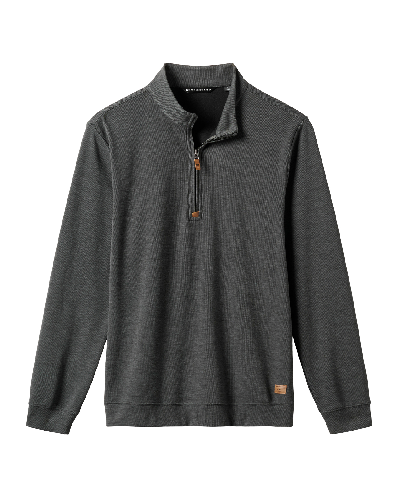 Cloud Quarter Zip, Sweater, Herre - heather_black