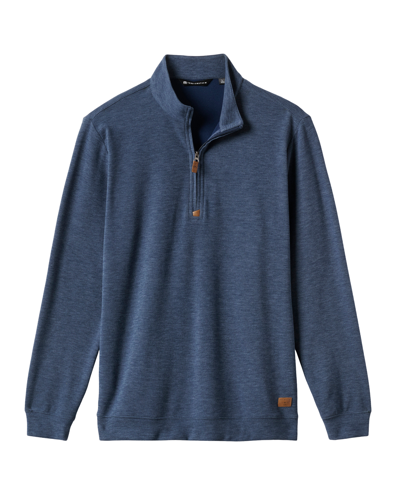Cloud Quarter Zip, Sweater, Herre - heather_navy