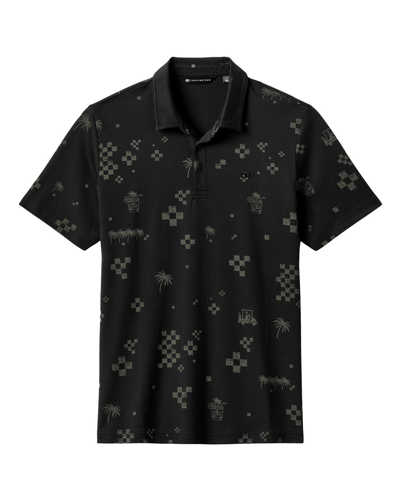 Beverage Cart, Polo, Herre - black